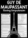 Author Guy de Maupassant Biography Reading Comprehension W