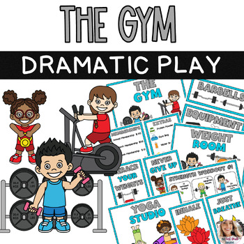 Preview of Gym Fitness Center Dramatic Play Center