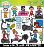 Gym Kids Clipart Set {Zip-A-Dee-Doo-Dah Designs}