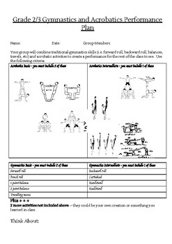 Preview of Gymnastics/Acrobatics booklet (PYP)