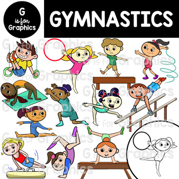 Preview of Gymnastics Clipart