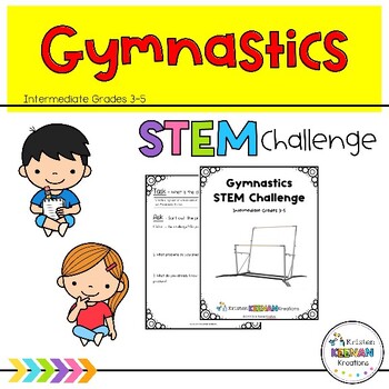 Preview of Gymnastics Summer Games STEM Challenge - Third, 3rd, Fourth, 4th, Fifth, 5th