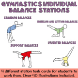 Gymnastics balances - individual balances stations