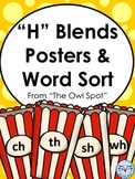 H Blends Posters and Word Sorts