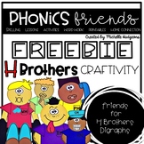 H Brothers craftivity FREEBIE (digraphs ph, sh, th, wh, ch)