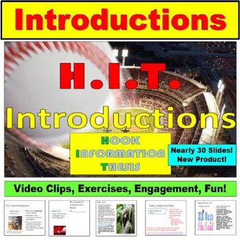 Preview of HIT Introduction PowerPoint, Google Slides: Lesson and Activities