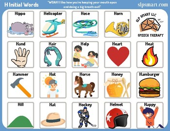 SH Final Words - Articulation Therapy FREEBIE (Print & Go)