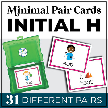 Preview of Initial H Minimal Pairs Flashcards for Initial H deletion