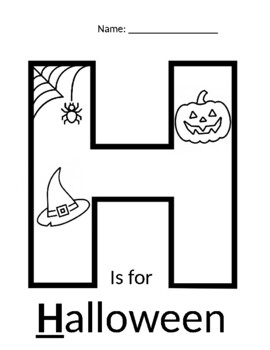 Preview of H is for Halloween