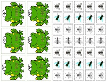 H082 (PDF): SPRING|FROGS (#0-10) w/paper fly counters (2pgs) | TPT