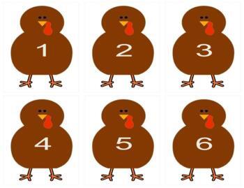 Preview of H088 (GOOGLE): FALL|THANKSGIVING|TURKEY (#0-10) ADD feathers (SET B) 