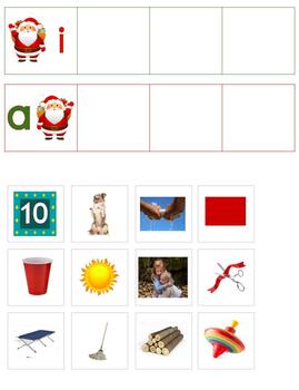 Preview of H1186 (GOOGLE): CHRISTMAS (middle\vowel sound)(CVC|phonetic)