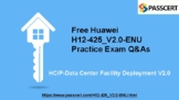H12-425_V2.0-ENU HCIP-Data Center Facility Deployment V2.0 Dumps
