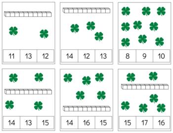 Preview of H207: ST PATRICKS|SHAMROCK|TEN BAR (#9-20) (counting multiple concepts) (2pgs)