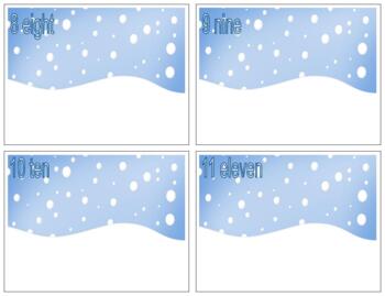 Preview of H667 (GOOGLE): WINTER/SNOW (#0-11 cards only) (just add counters) (3pgs) 