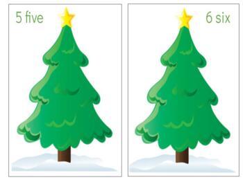 Preview of H672 (GOOGLE): CHRISTMAS TREE (#0-11) cards (add counters) (3pgs) 