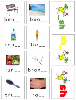 Preview of H700: DR SEUSS - SH CH TH (blends) sorting cards (4pgs)