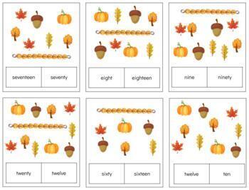 Preview of H748 (GOOGLE): FALL (#10-20 words only) ten beads & objects