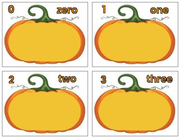 Preview of H817 (PDF): FALL/PUMPKIN (#0-11) (cards ADD pumpkin seed counters)