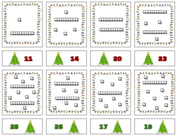 Preview of H870 (PDF): CHRISTMAS/TREE (tens & ones/units) (random:11to68)
