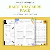 HABIT TRACKERS | bullet journal pages | track your habits