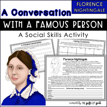 Preview of Florence Nightingale Conversation Skills Activity