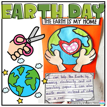 Earth Day Writing Craft and Activity by Kinders Hero | TPT