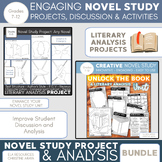 Book Report BUNDLE: Literary Analysis Novel Study Projects