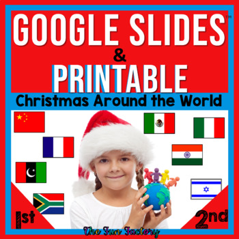 Preview of Christmas Around the World Digital AND Printable 1st and 2nd
