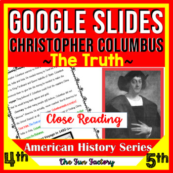 Preview of Christopher Columbus Google Slides ™ Close Reading