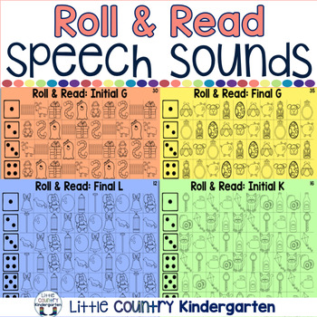 Preview of Roll and Read: Speech Sounds