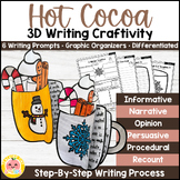 HALF OFF | Hot Cocoa Craft | Winter Writing Craftivity Prompts