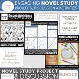 Novel Study Book Report BUNDLE: Literary Analysis, Reading