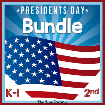 Preview of Presidents Day BUNDLE - Centers - Worksheets - BINGO - Book Companion