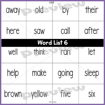 Digital Sight Words for Google Slides™ List 6 Distance Learning 2nd 100 ...