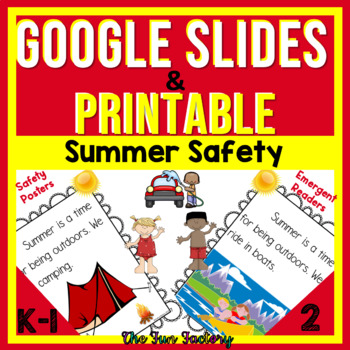 Preview of Summer Activities - Summer Safety - DIGITAL and PRINTABLE