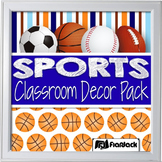 Editable Sports Classroom Decor Bundle