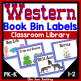 HALF OFF! Western Themed Classroom Library Labels | Librar
