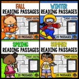 Four Seasons Digital Reading Comprehension Passages and Qu