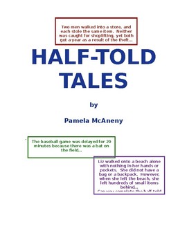 Preview of HALF-TOLD TALES