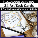 24 Halloween Art Task Cards