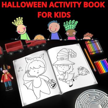 Preview of HALLOWEEN ACTIVITY BOOK for KIDS