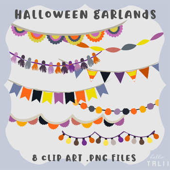 Preview of HALLOWEEN BANNERS CLIP ART