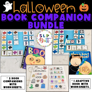 HALLOWEEN BOOK COMPANION BUNDLE (SPEECH THERAPY) by SLP Britt | TPT