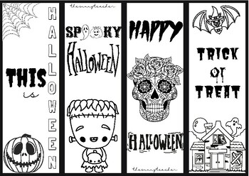 Preview of HALLOWEEN BOOKMARKS