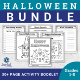 HALLOWEEN BUNDLE | Activity Booklet with Colouring, Drawin