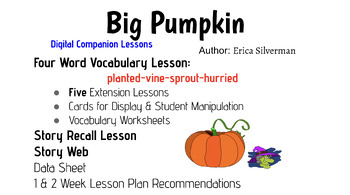 Preview of HALLOWEEN Big Pumpkin Companion Lessons