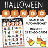 HALLOWEEN Bingo Party Game Day Activities Halloween Vocabu