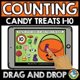 HALLOWEEN COUNT TO 10 OBJECTS MATH ACTIVITY GAME KINDERGAR