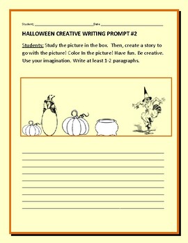 halloween creative writing examples